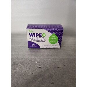 Flents WIPE'N Lens Wipes, Clear, 75 Count, Packaging may vary